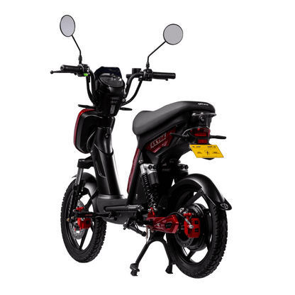 SX-250 Series 4 Classic Candy Red Back Angle